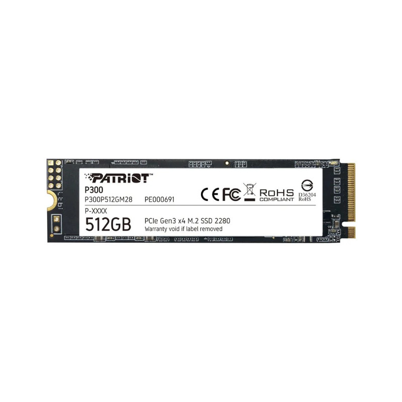 Patriot P300 512GB NVMe M.2 Internal SSD - مساحة تخزين